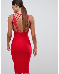 Красное облегающее платье от Vesper