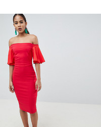 Красное облегающее платье от Vesper Tall