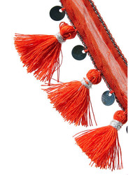 Красное ожерелье-чокер от Chan Luu