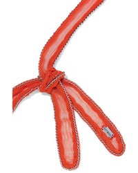 Красное ожерелье-чокер от Chan Luu