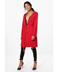 Красное пальто дастер
