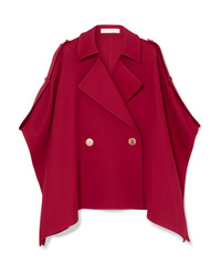 Красное пальто-накидка от See by Chloe