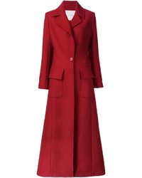 Женское красное пальто от ADAM by Adam Lippes