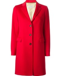 Женское красное пальто от Alberto Biani