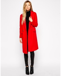 Женское красное пальто от Asos