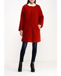 Женское красное пальто от Aurora Firenze