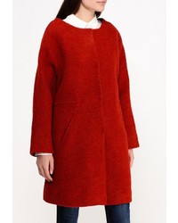 Женское красное пальто от Aurora Firenze