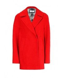 Женское красное пальто от Bergamoda