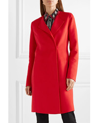 Женское красное пальто от Akris