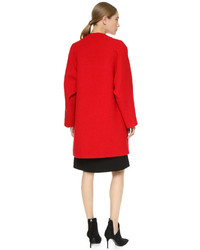 Женское красное пальто от Derek Lam
