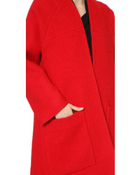 Женское красное пальто от Derek Lam