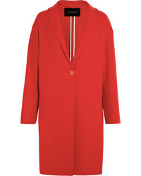 Женское красное пальто от Cédric Charlier