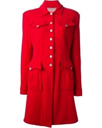 Женское красное пальто от Christian Lacroix