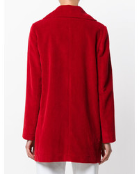 Женское красное пальто от Etro