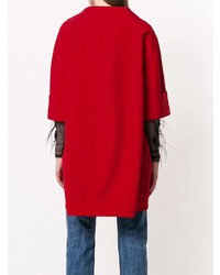 Женское красное пальто от Gianluca Capannolo