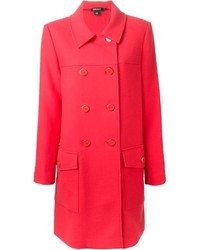 Женское красное пальто от DKNY