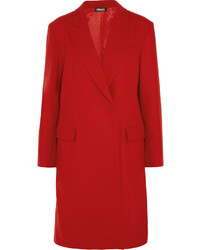 Женское красное пальто от DKNY