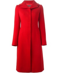 Женское красное пальто от Dolce & Gabbana