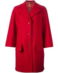 Женское красное пальто от Dondup
