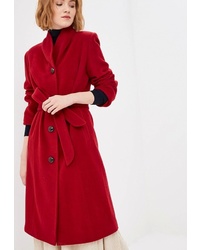 Женское красное пальто от Doroteya