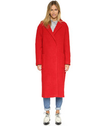 Женское красное пальто от Edit
