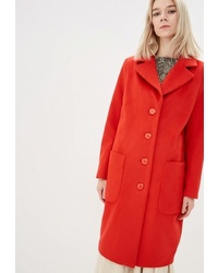 Женское красное пальто от Gepur
