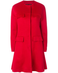 Женское красное пальто от Giambattista Valli
