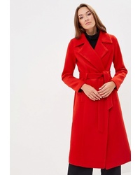 Женское красное пальто от Glam Goddess