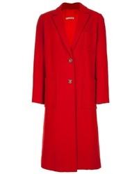 Женское красное пальто от Guy Laroche