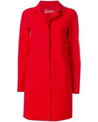 Женское красное пальто от Herno