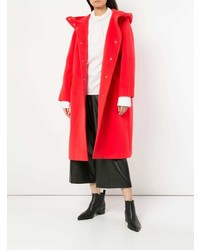 Женское красное пальто от Goen.J