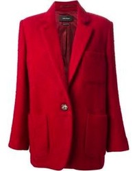 Женское красное пальто от Isabel Marant