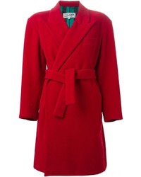 Женское красное пальто от Jean Paul Gaultier
