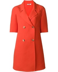 Женское красное пальто от Jil Sander