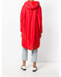 Женское красное пальто от Dsquared2