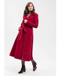 Женское красное пальто от Lavamosco