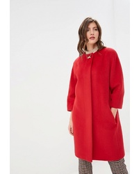 Женское красное пальто от Lea Vinci