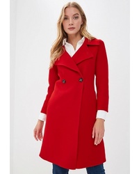 Женское красное пальто от Liana