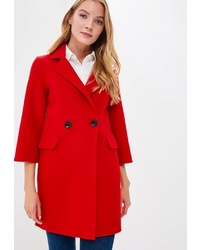 Женское красное пальто от Liana