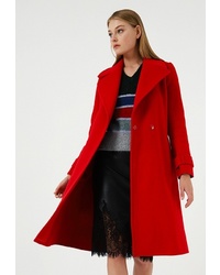 Женское красное пальто от Lime
