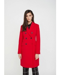 Женское красное пальто от Lime