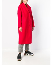 Женское красное пальто от MSGM