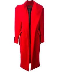 Женское красное пальто от Louis Vuitton