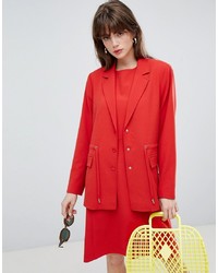 Женское красное пальто от Mads Norgaard