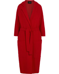 Женское красное пальто от Maje