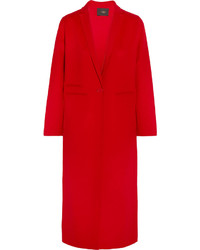 Женское красное пальто от Maje