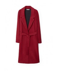 Женское красное пальто от Mango