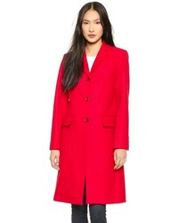 Женское красное пальто от Marc by Marc Jacobs