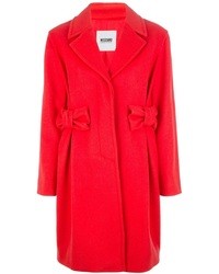 Женское красное пальто от Moschino Cheap & Chic