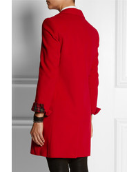 Женское красное пальто от Karl Lagerfeld